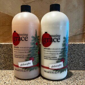 Philosophy Amazing Grace set of Jumbo Shower Gel and Firming Body Lotion! Sealed